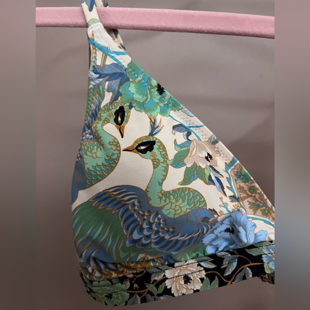 NWT Spell Cloud Dancer Triangle Bikini Top - Picture 9 of 15